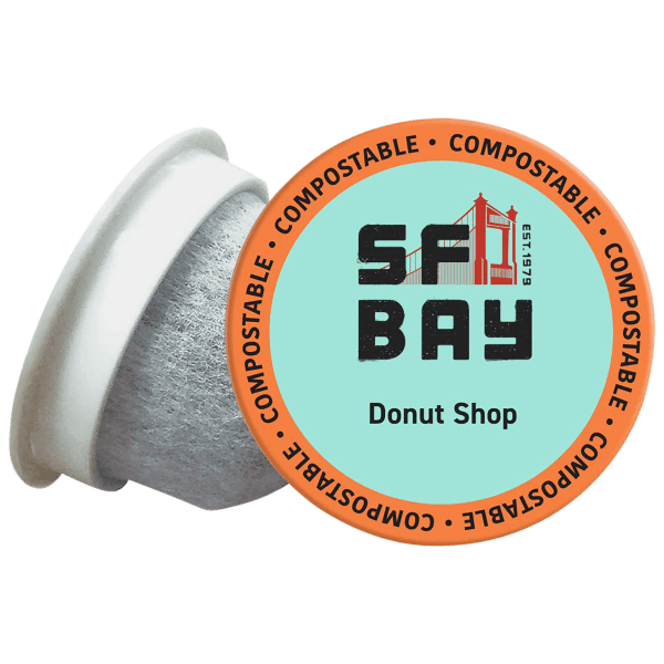 120-Count: SF Bay Coffee Donut Shop Light Roast Compostable K-Cup Coffee Pods