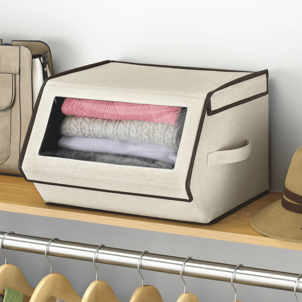 MorningSave: 2-Pack: Whitmor Stackable Window Storage Boxes