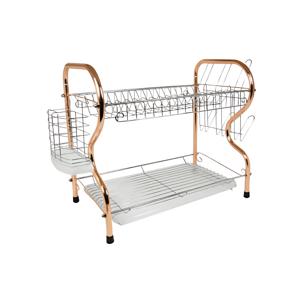 MorningSave: Better Chef Chrome Dish Rack with Copper Accents