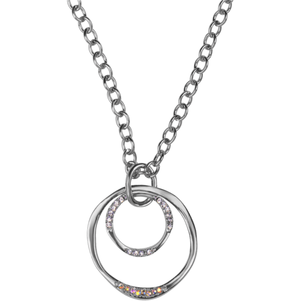 Organic Hoop Necklace by Patricia Locke