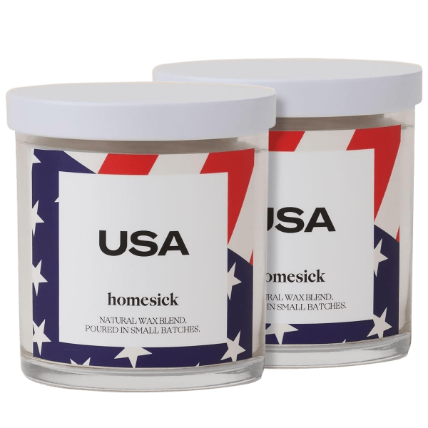 2-Pack: Homesick Natural Soy Wax USA Candle