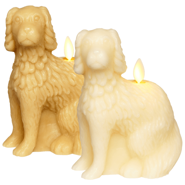 Luminara Flameless Dog-Shaped Candle