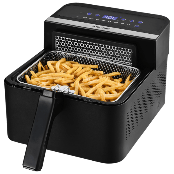 Kalorik Digital 2-In-1 Air Fryer And Deep Fryer (Black)