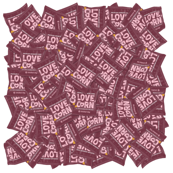 Meh 100Pack Love, Corn Premium Crunchy Corn