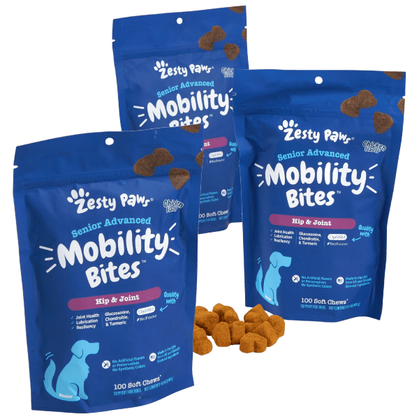 300-Count Zesty Paws Advanced Mobility Bites for Dogs (Chicken)