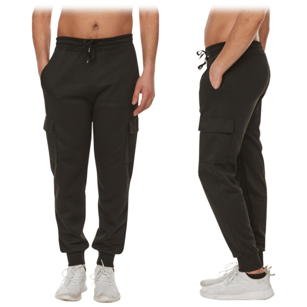 MorningSave: 3-Pack: Men's Jogger Pants with Cargo Pockets