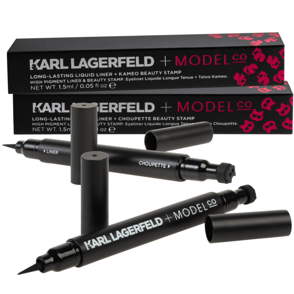 2-Pack: Karl Lagerfeld + ModelCo Double-Ended Liquid Liner