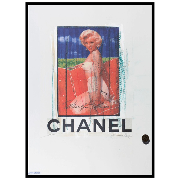 MorningSave: Fairchild Paris Vintage Chanel Marilyn Monroe - 14 x 18 Framed  Print
