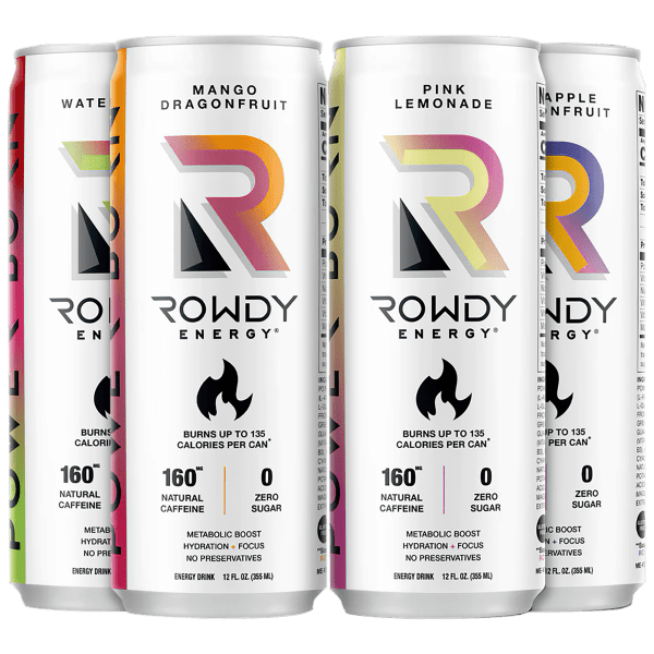Meh: 24-Pack: Rowdy Power Burn Energy Drinks