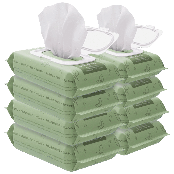8-Pack: ROMP Pet Cleaning Wipes (640 wipes)