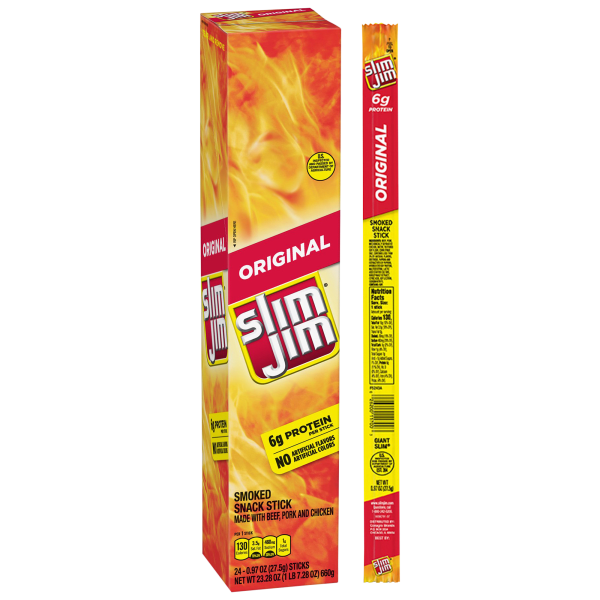 Meh: 48-Pack: Slim Jim Giant Original Smoked Meat Sticks