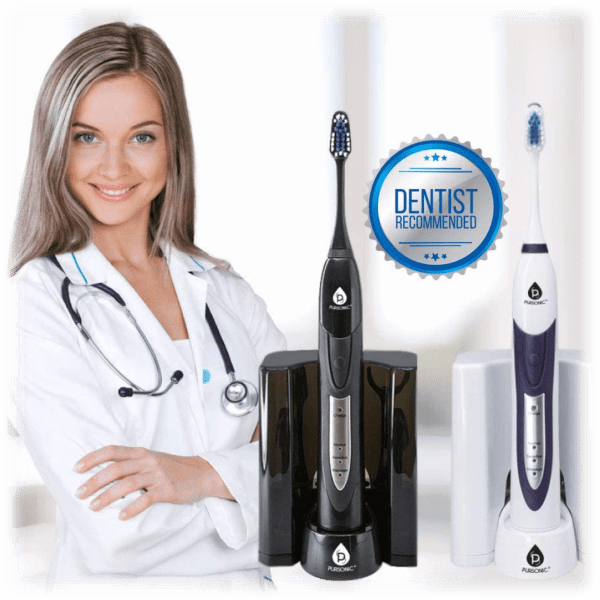 Meh Pursonic S520 Deluxe Sonic Toothbrush Set with 18 Attachment Heads