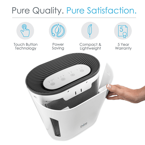 MorningSave: PureZone 3-In-1 True HEPA Air Purifier