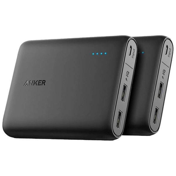 2-Pack: Anker PowerCore 10,400mAh 7.5W Chargers with 2 USB-A Ports