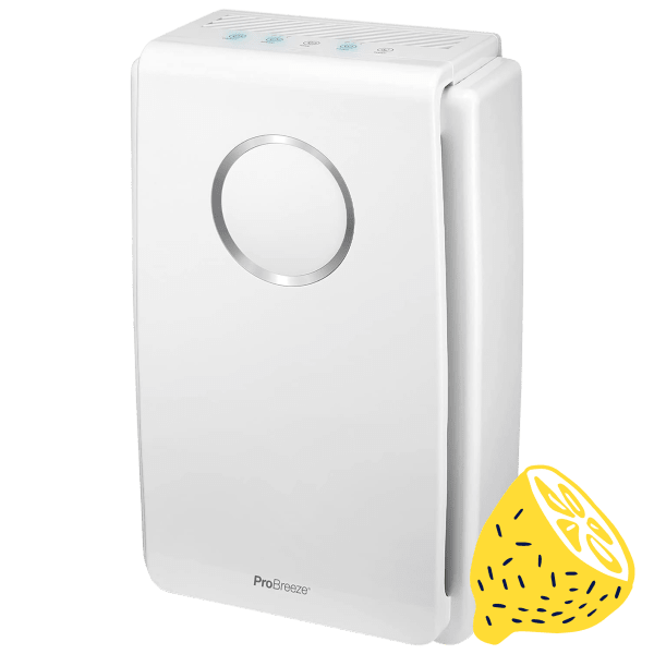 ProBreeze 4-Stage True HEPA Large Room Air Purifier with Ionizer