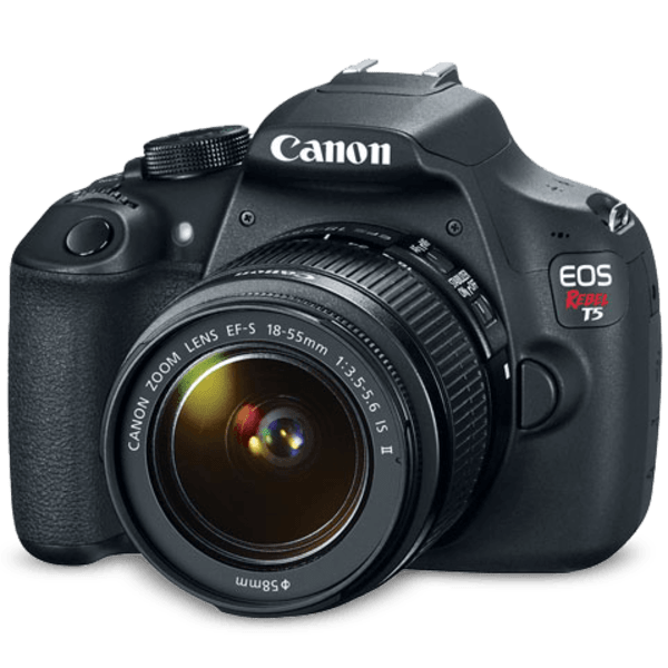 Canon EOS Rebel T5 DSLR with EF-S 18-55mm Lens