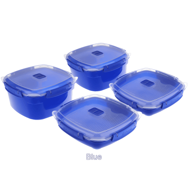 Sistema 4-Piece Microwave Steamer Set