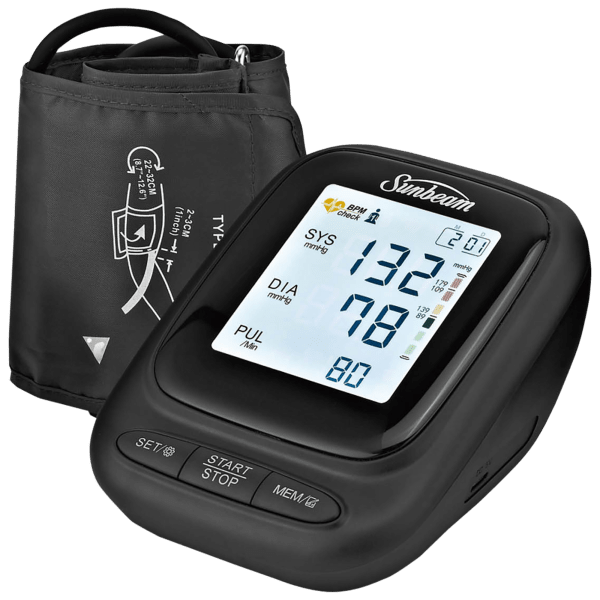 Sunbeam Blood Pressure Monitor With Voice Broadcast Technology