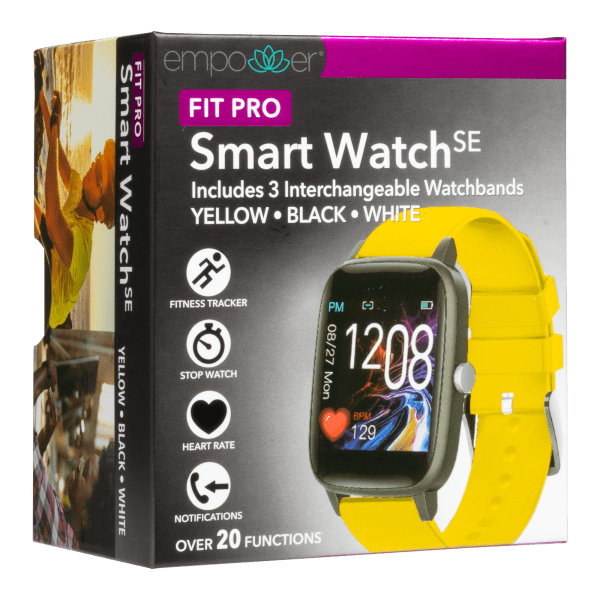MorningSave Empower Fit Pro Smartwatch with Interchangeable Bands