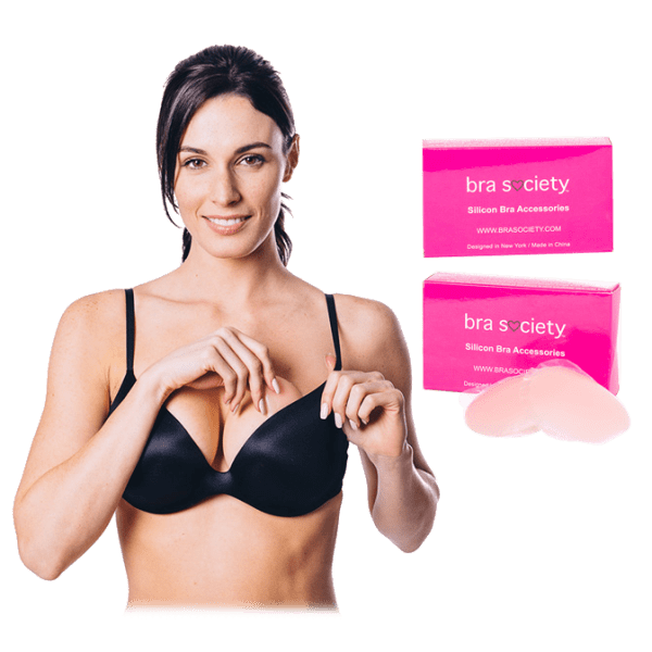 2-Pack: Bra Society Silicone Push Up Inserts