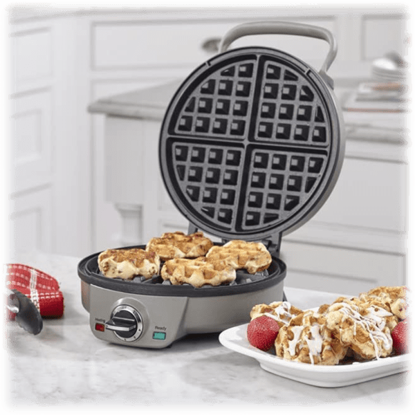 Meh Cuisinart 4Slice Stainless Belgian Waffle Maker