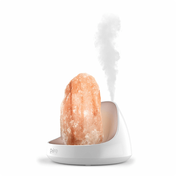 MorningSave PureGlow 2In1 Himalayan Salt Lamp & Ultrasonic Essential