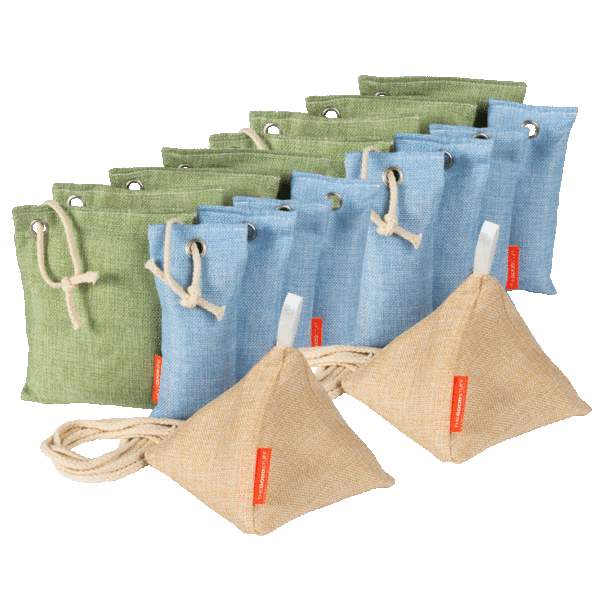 The Good Stuff Charcoal Air Freshener Bags (12, 18, or 24-Pack Options)