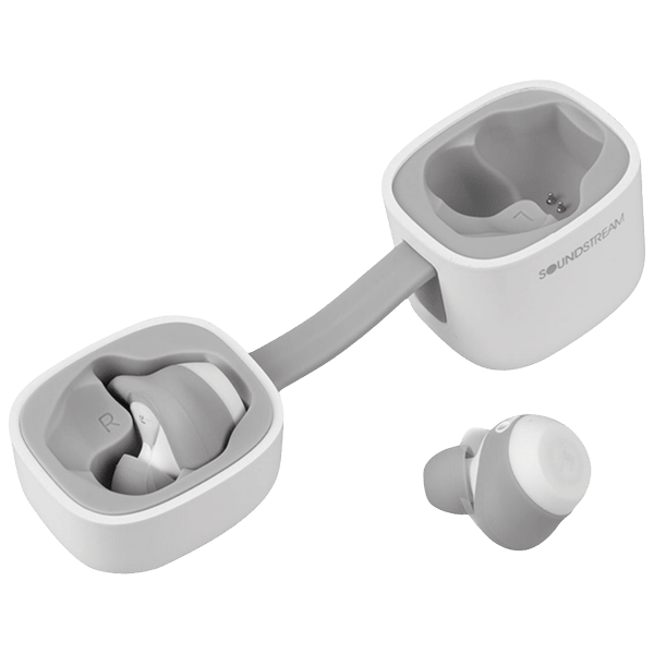 MorningSave Soundstream Premium True Wireless Stereo Earbuds with Qi Charging Case