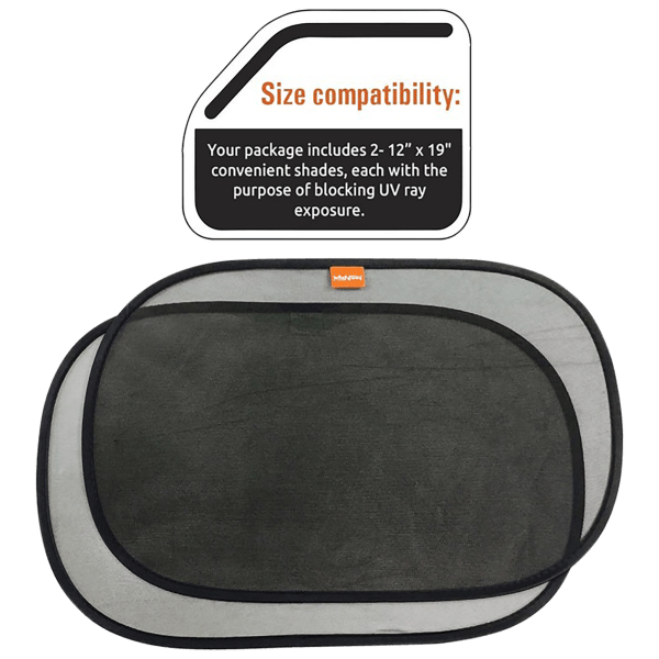 MorningSave 4Pack Static Cling Auto Window Sun Shades