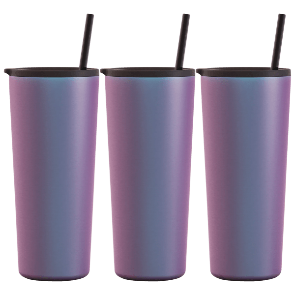 MorningSave: 3-Pack: Maars Roadie 22oz Stainless Steel Double Wall Tumblers