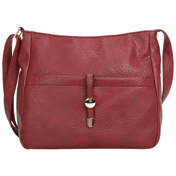 MorningSave: La Terre Vegan Leather Soft Messenger Crossbody