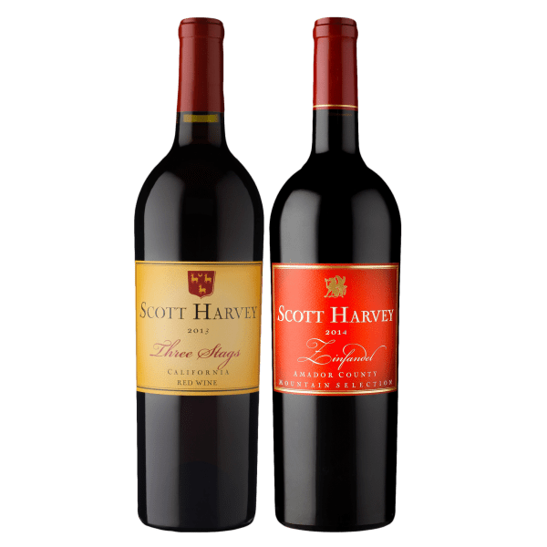 Scott Harvey Zinfandel and Three Stags Red Blend