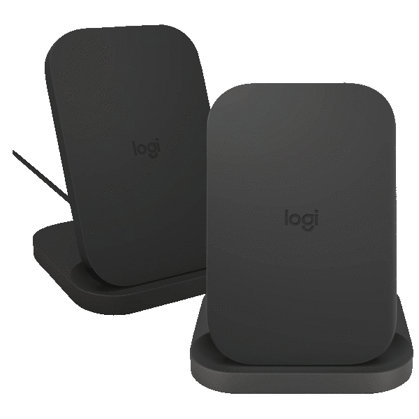2-Pack: Logitech 10-Watt Wireless Charging Stands for Phones & Airpods