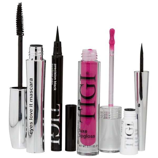 TIGI 4-Piece "Eyes and Lips" Essentials Makeup Bundle