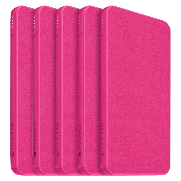 5-Pack: Mophie Powerstation Mini 5,000mAh Power Banks - Pink
