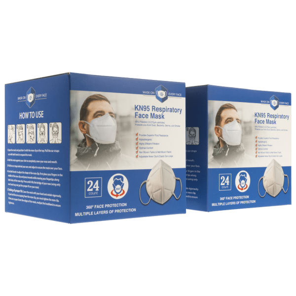 48-Pack: Mask on Every Face KN95 Masks