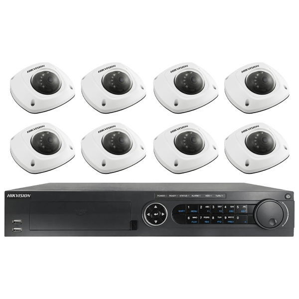 Hikvision 16 Channel Security System with 8 Cameras 2TB HDD