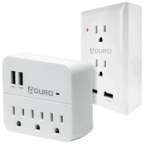2-Pack Aduro Surge with USB and DC Outlets