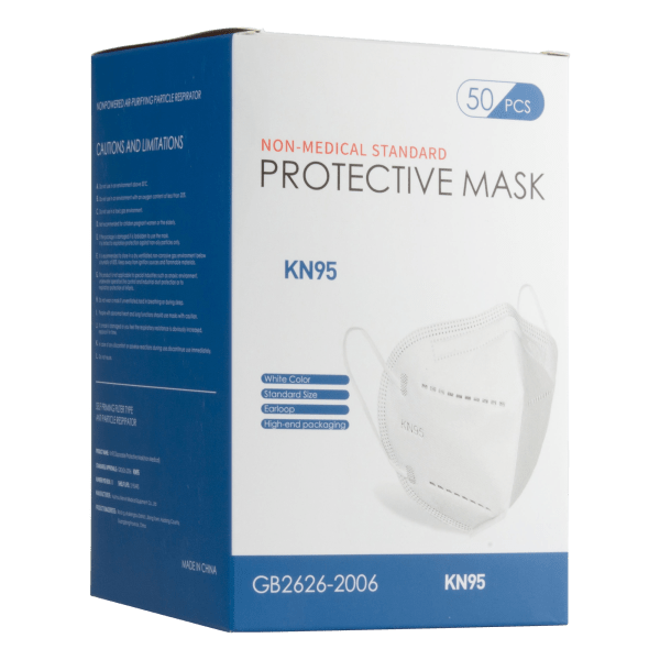 50-Pack: KN95 5-Layer Non-Medical Standard Protective Mask