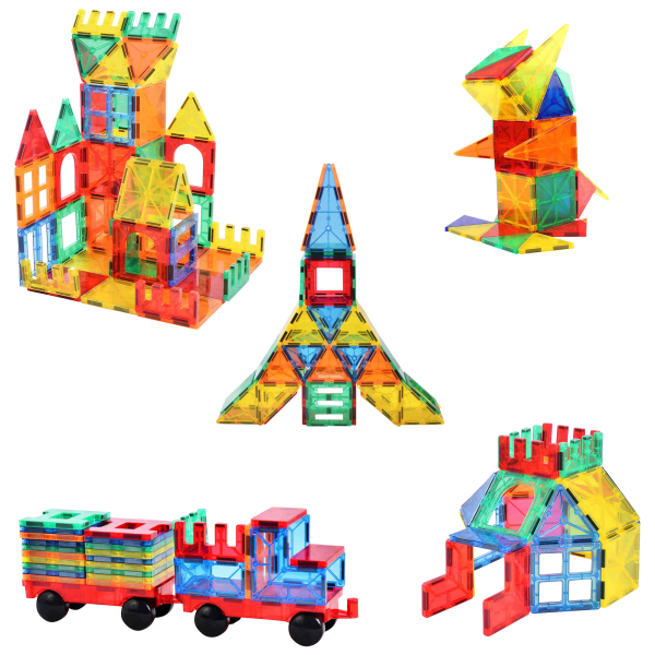60-Piece Magnetic Toy Set