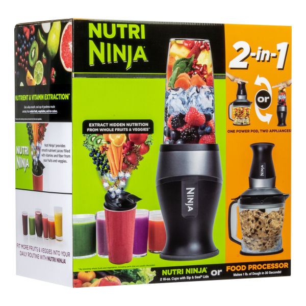 Nutri Ninja 2-in-1 - Food processor - dough in 80seconds! 