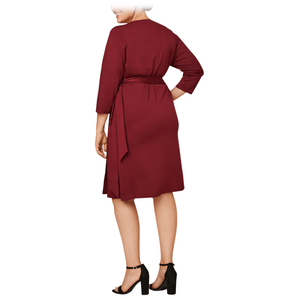 Morningsave Seek No Further Ladies Plus Size Wrap Dress 2588