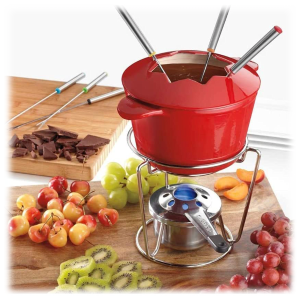 MorningSave Cuisinart Cast Iron Fondue Set