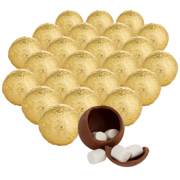 24-Pack: Fudgy Bombs (Hot Chocolate Bombs with Marshmallow Surprise)