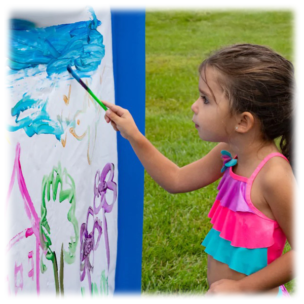 SideDeal Plush Creations Inflatable Large Art Easel