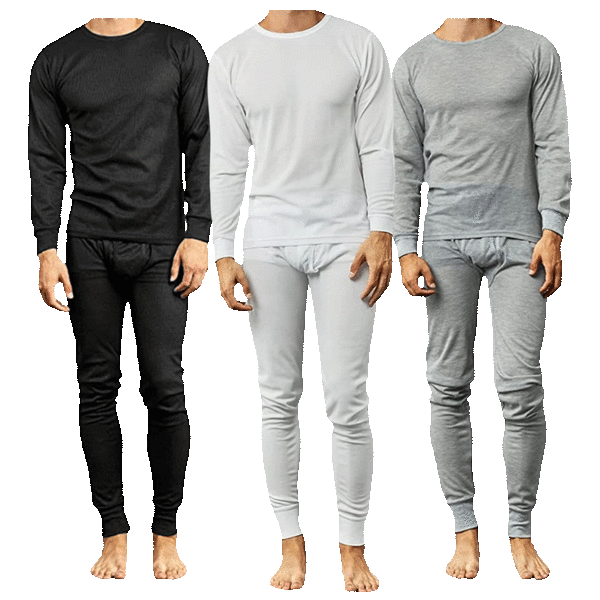 Meh: 3-Pack: Galaxy by Harvic Men's Winter Thermal Top & Bottom Sets ...