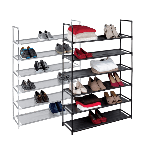MorningSave: J&V Textiles 6-Tier Space Saving Shoe Rack