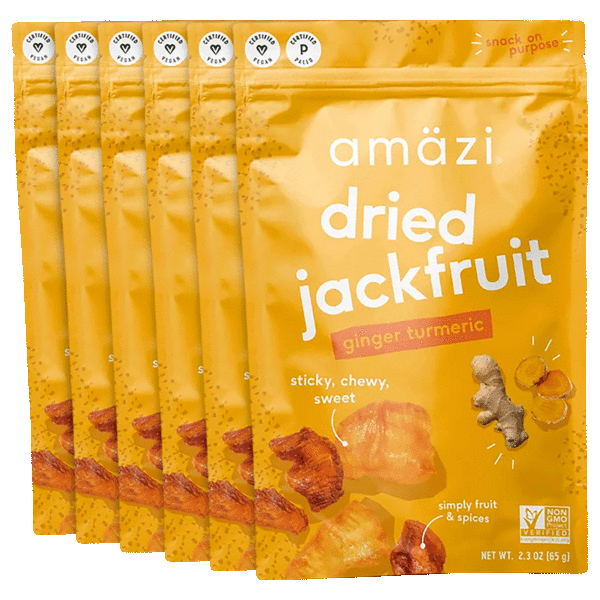 Pick-Your-12-Pack: Amazi Dried Jackfruit & Plantain Snacks