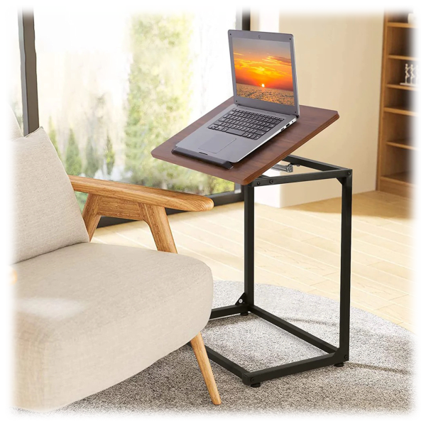 SideDeal: BACKH Adjustable C-Shaped Couch End Table with Tilt-able Top