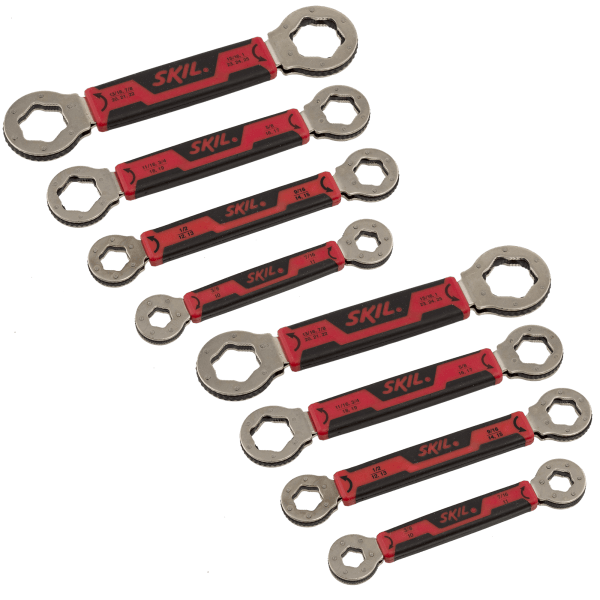 2-Pack: SKIL Secure Grip Self-Tightening Box Wrench Set
